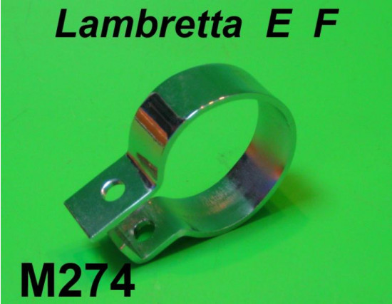 Chromed exhaust clamp Lambretta E + F