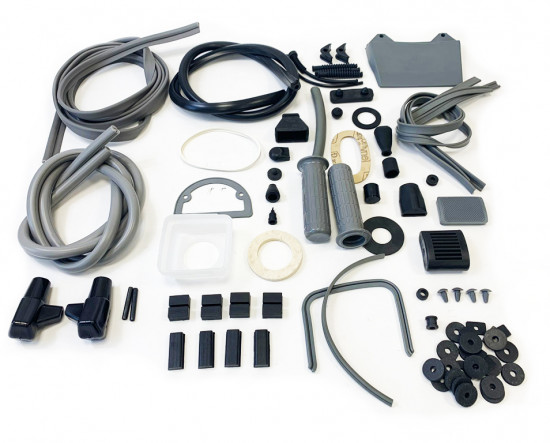 Casa Lambretta complete rubber kit for Lambretta S1 + TV1 + S2 + TV2