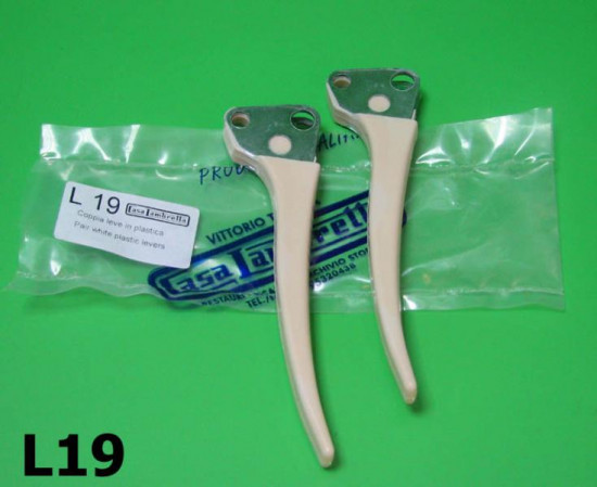 Plastic levers Lambretta D + LD + E + F