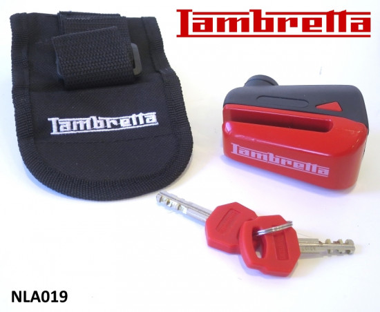 Rinforced steel front disc brake lock for Lambretta V-Special 50 - 125 - 200