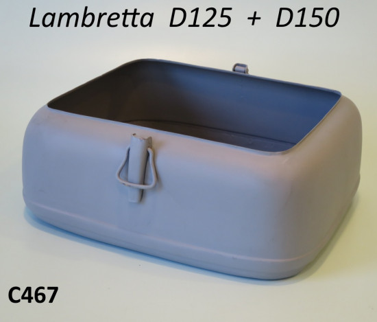 Rear butty / toolbox for Lambretta D125 + D150 models.