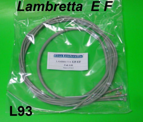 Complete cable set Lambretta E F