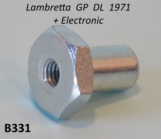 Special nut to mount rear light unit for Lambretta GP DL + Electronic 1971 (late production)