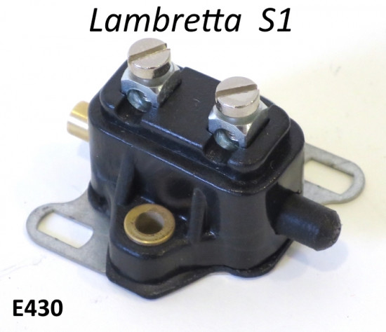 Stop light switch for rear brake pedal for Lambretta S1