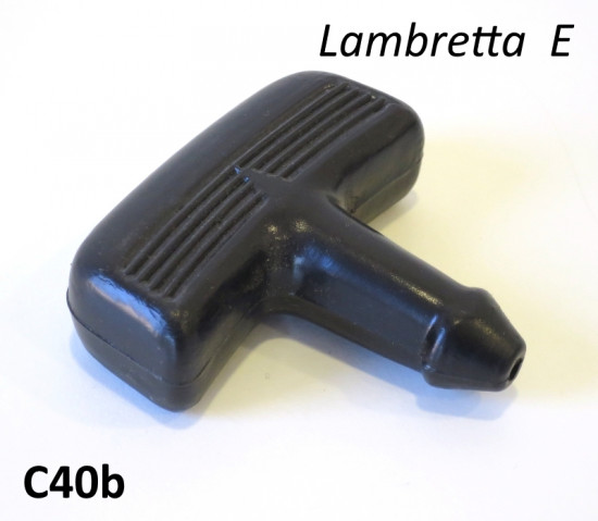 Rubber pull starter handle for Lambretta E