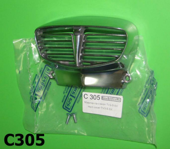 Polished horn grille Lambretta TV3 + SX + Special 