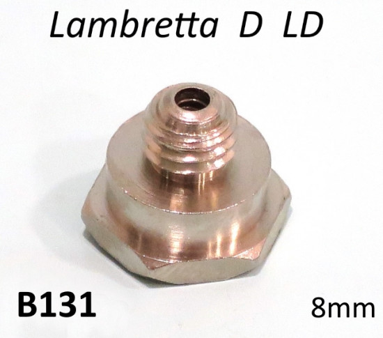 M8 thread 'Tecalemit' grease nipple (14mm spanner head) for Lambretta D + LD models