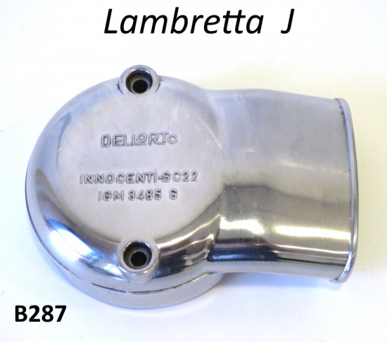 Carburettor air intake elbow for Lambretta J