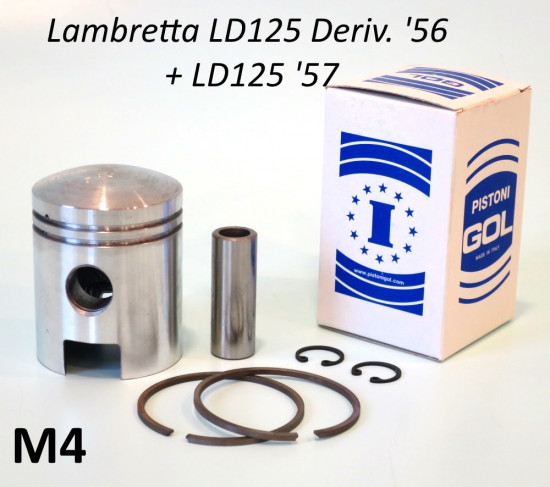 Piston Lambretta LD 125 '56 + LD 125 '57 (choice of size)