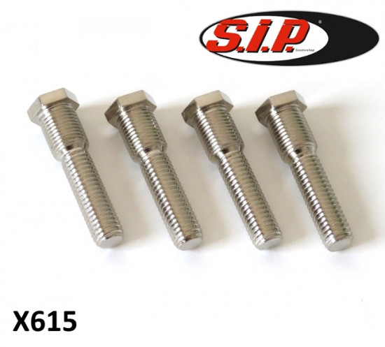 Set of 4 x 40mm long wheel studs for SIP tubeless wheel rims