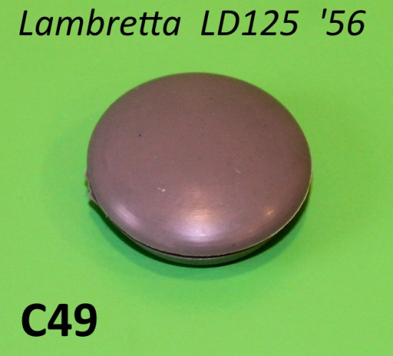 Rubber 'blanking' bung for speedo cable hole Lambretta LD125 '56 Deriv.