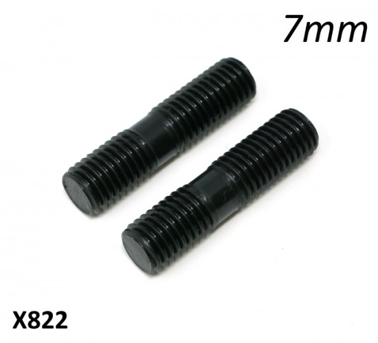 Pair of special high quality 7mm exhaust studs by Casa Performance