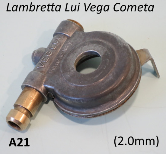 Speedo drive (for 2mm head type speedo cable / Item. A20) for Lambretta Lui Vega Cometa