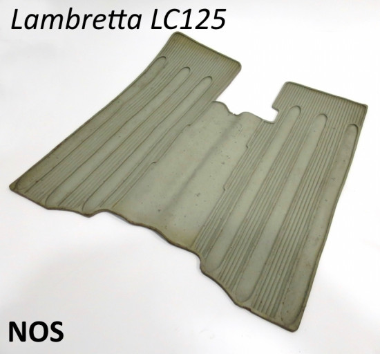 Original 1950's accessory green rubber floormat accessory for Lambretta LC125