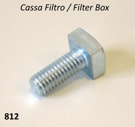 Air filter rod square head screw Lambretta S1 + S2 + S3 + SX + DL / GP