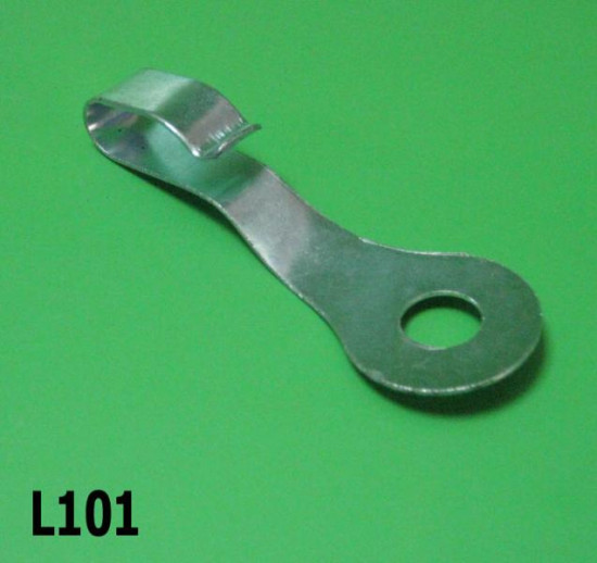 Guide clip for front brake outer cable (on fork) Lambretta LI S3 + TV3 + SX + Special + DL/GP