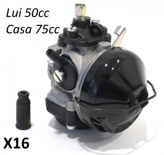 Dell'Orto SHA 15 / 15mm carb for Casa 75cc kit (Code X3)