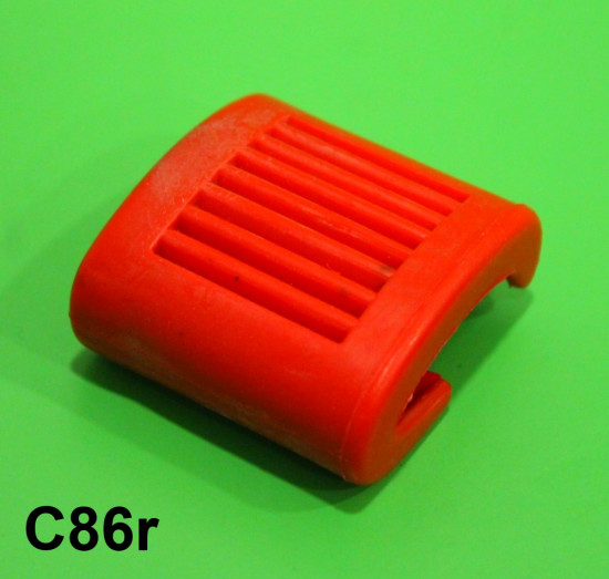 Red kickstart pedal rubber