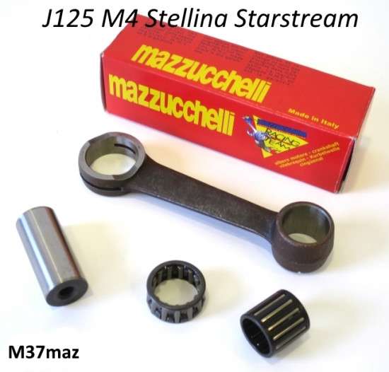 Complete conrod kit for Lambretta J125 Starstream 4 speed models (manufactured by 'Mazzucchelli')