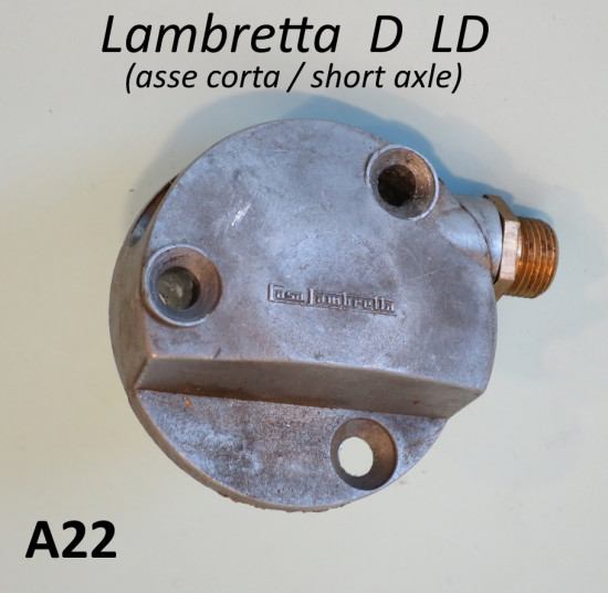 Speedo drive (for rear of engine casing) for 'slotted' type rear axle Lambretta D125 + LD125