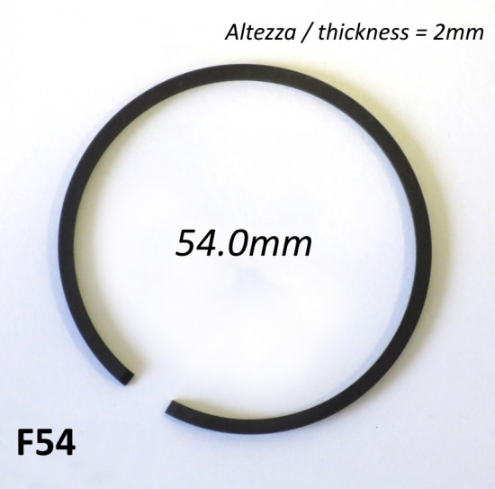 54.0mm (2.0mm thick) high quality original type piston ring