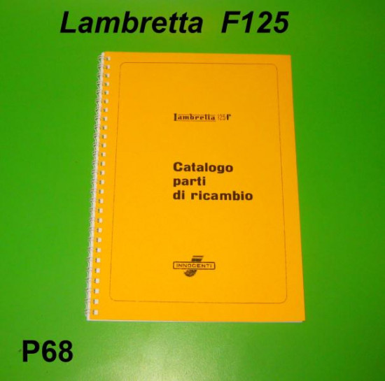 Spare parts book Lambretta F125