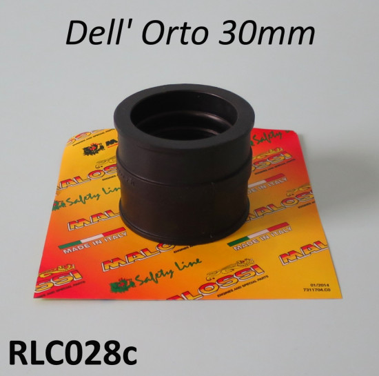 Rubber inlet manifold for Dell'Orto PHBH 28-30mm carburettor 