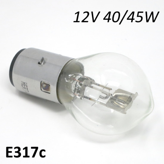 12V 40/45W headlight bulb (for 12V ignitions) Lambretta LI + TV + SX + GP/DL