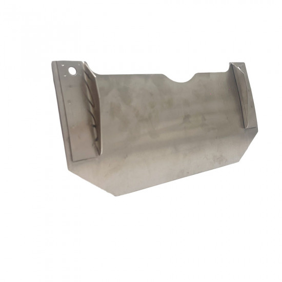 Stand splash plate stainless steel by MB for Lambretta LI S3 + TV3 + SX + Special + GP/DL