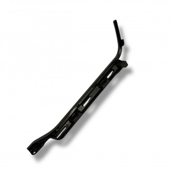 BLACK left lower decorative strip for New Lambretta V-Special legshield 