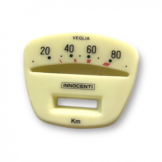 80 Kmh speedo face Lambretta S3 125cc