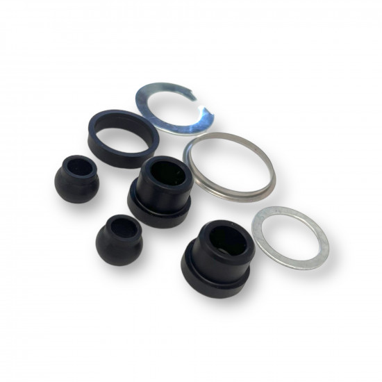 Handlebar anti vibration bush & shim kit (8 pieces) Lambretta LI S1/S2 + TV2