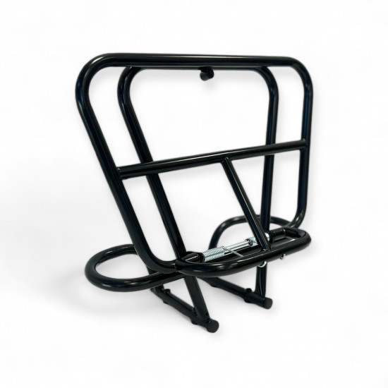Newly-made “ Two - Four” 70’s type rear rack and spare wheel carrier suitable for any Innocenti Lambretta S3 model LI-TV-SX-GP-Serveta.