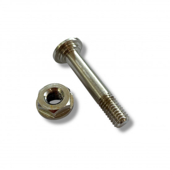 Nickle plated bolt + nut for chrome main frame seat / tank support tubes for Lambretta A + B
