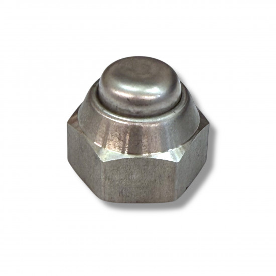 Rear hub nut - Stainless Steel - Lambretta LI + TV + SX + DL/GP + Serveta