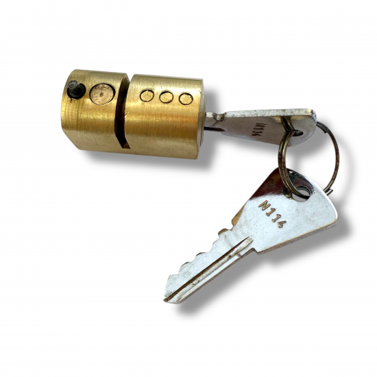 Steering lock (rectangular type) for Lambretta J