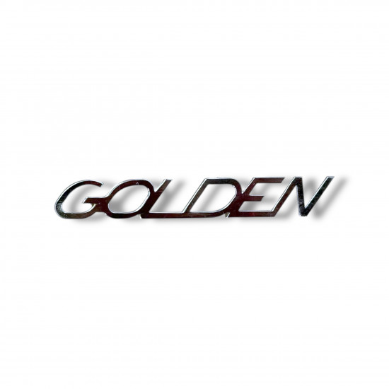 'Golden' legshield badge for Lambretta Special 150 Golden version
