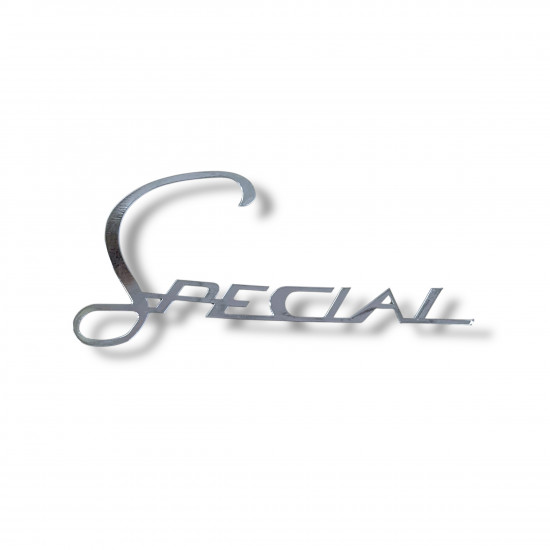 'Special' legshield badge for Lambretta Special + SX