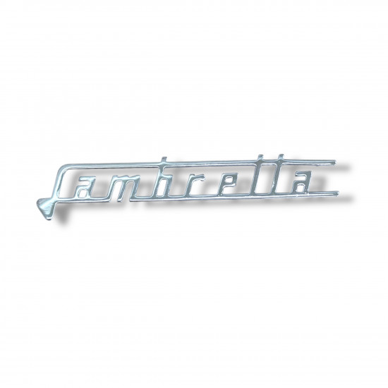 'Lambretta' legshield badge for Lambretta Special + SX150 + SX200 + J50 DELUXE + Serveta LI S3