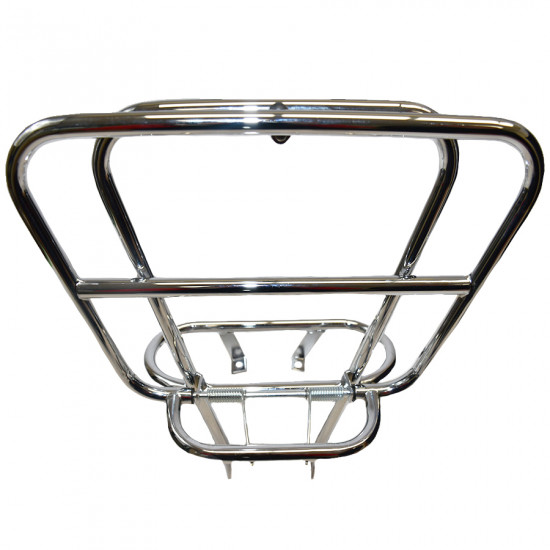 Rear rack and spare wheel holder chrome version for Lambretta Lui/Vega/Cometa