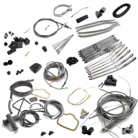 Scootopia Lambretta Series 1 & 2 LI125 Grey Body Restoration kit