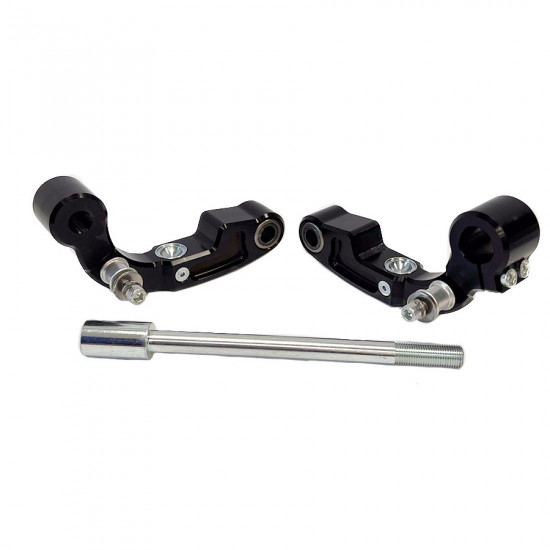 Pair of adjustable CNC fork links by Casa Performance for Lambretta 