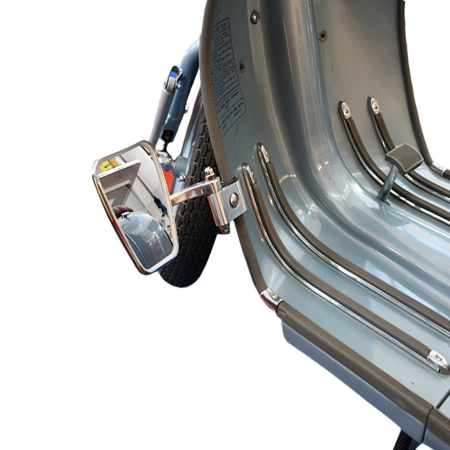 高品質の激安 rectangular Adjustable Stadium mirror legshield chromed 外車