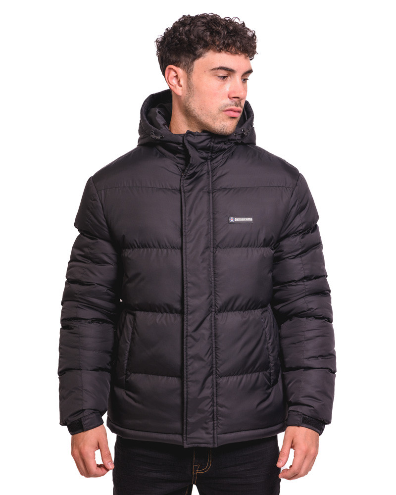 Lambretta Puffer Jacket Black Rimini Lambretta Centre