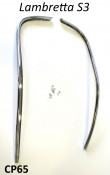 Cuppini chrome legshield for Lambretta LI S3 + TV3 + Special + SX + Serveta