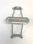Original Viganò rear legshield spare wheel holder in great condition for Lambretta S1 S2
