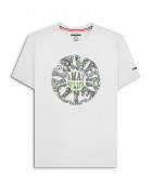 Lambretta Paisley Roundel Tee White