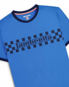 Lambretta Two Tone Ringer Tee Dark Blue/Navy