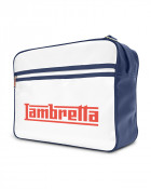 Lambretta Logo Flight Bag navy/white