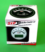 Multi function rev counter / speedo (WHITE face) per Lambretta S1 + S2